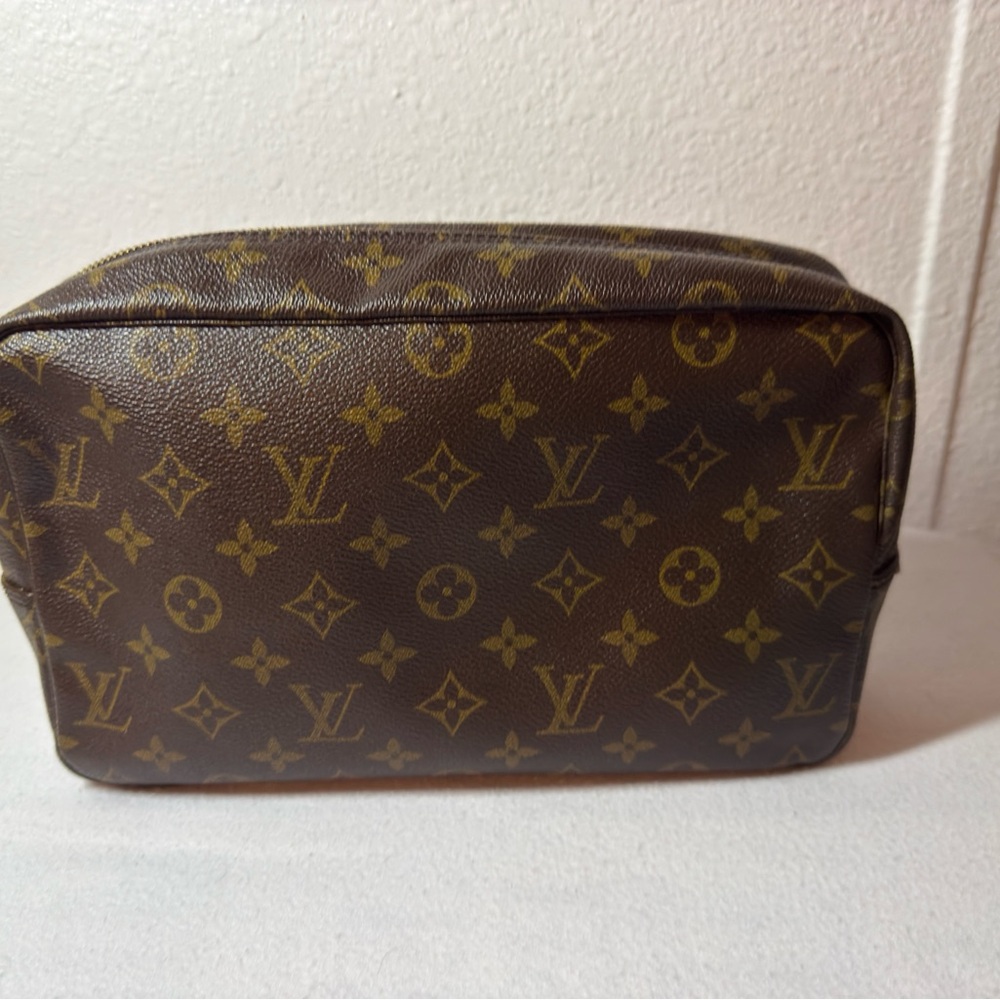 Louis Vuitton Brown Monogram Toiletry Bag